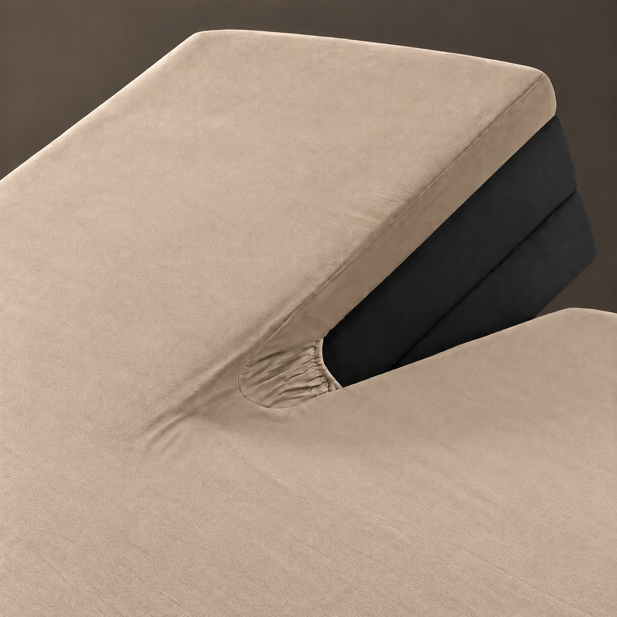 Jersey Splittopper Beige