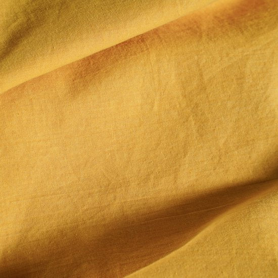 Stone Washed Dekbedovertrek Geel