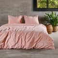 Stone Washed Dekbedovertrek Roze