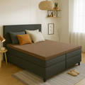 Badstof Topper Hoeslaken Taupe