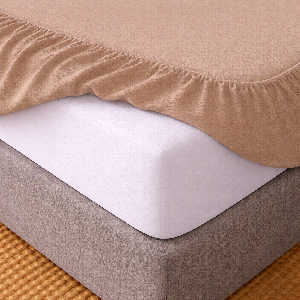 Jersey Hoeslaken Taupe