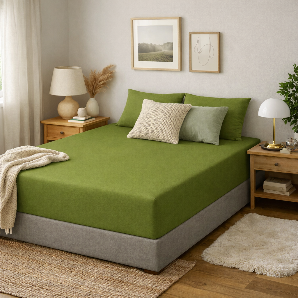 Jersey Hoeslaken Groen