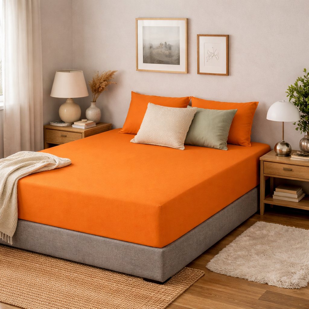 Jersey Hoeslaken Oranje