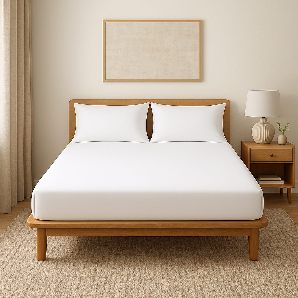 Molton Hoeslaken Wit