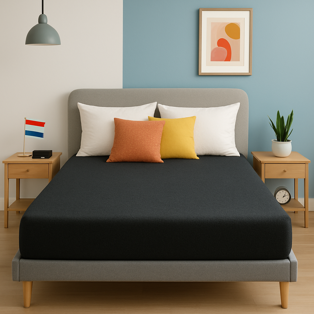 Badstof Hoeslaken Antraciet