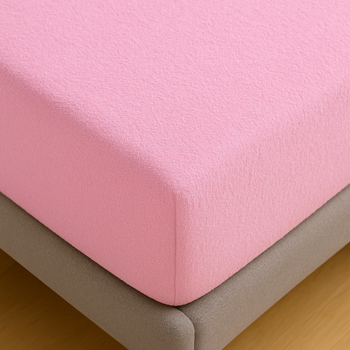 Badstof Hoeslaken Roze
