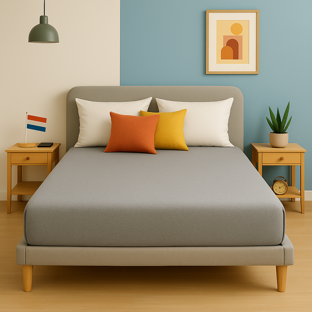 Badstof Hoeslaken Grijs