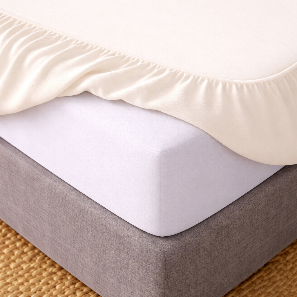 Jersey Hoeslaken Creme