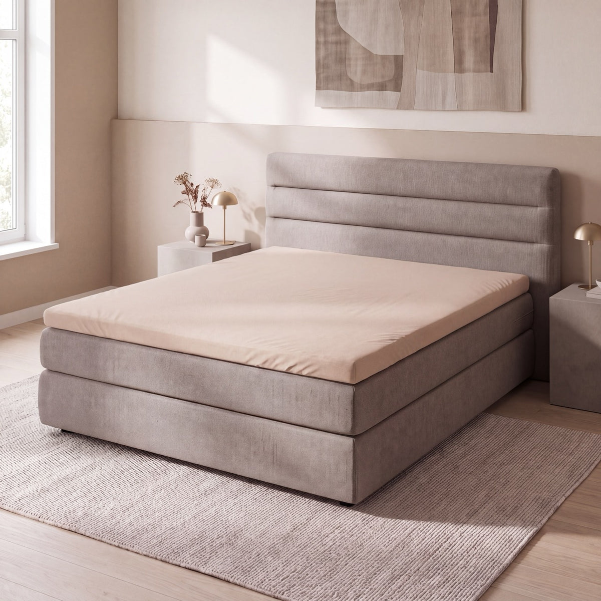 Jersey Topper Beige