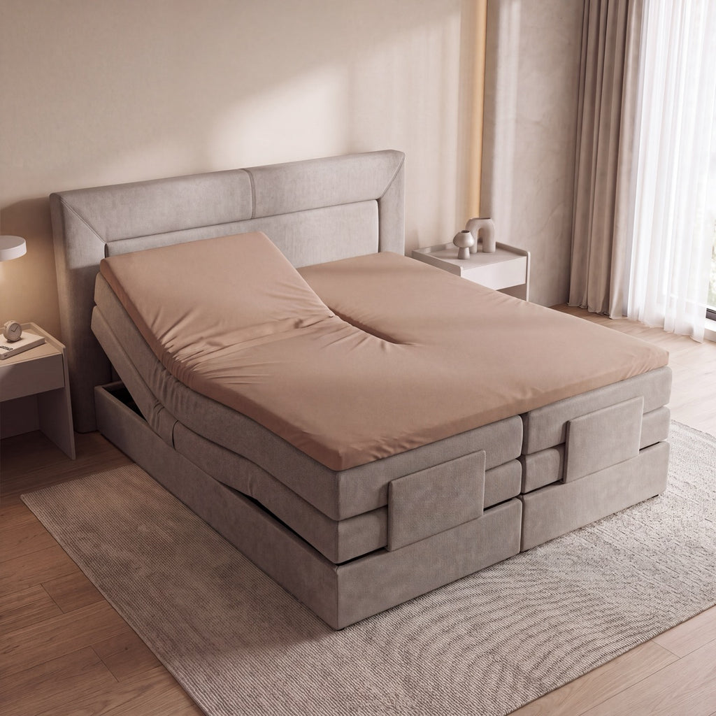 Jersey Splittopper Taupe