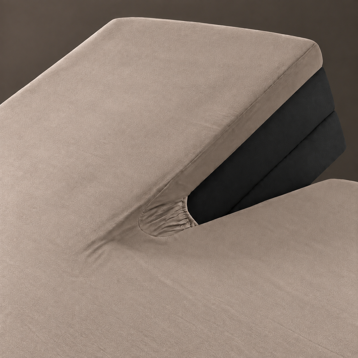 Jersey Splittopper Taupe